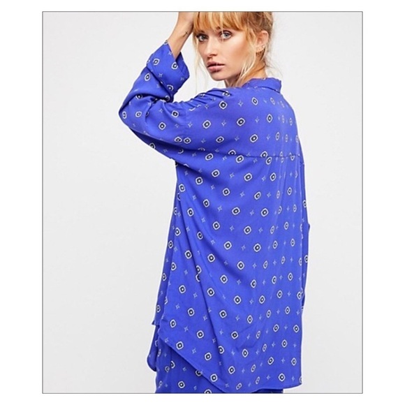 Free People Ultimate Comfort Shirt Up Lounge Top Size Small - Picture 2 of 4